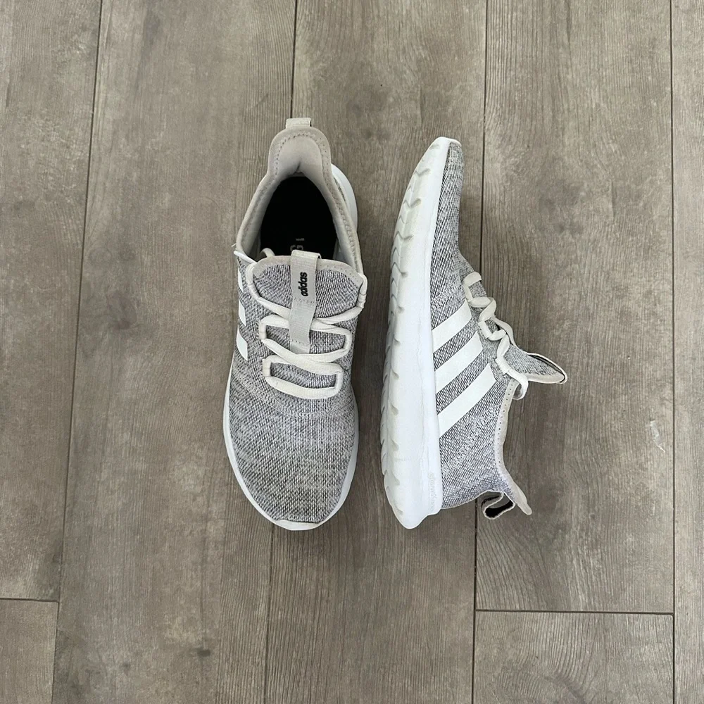 Adidas Womens Cloudfoam Pure 2.0 H04756 Gray Running Shoes Sneakers Size 9.5